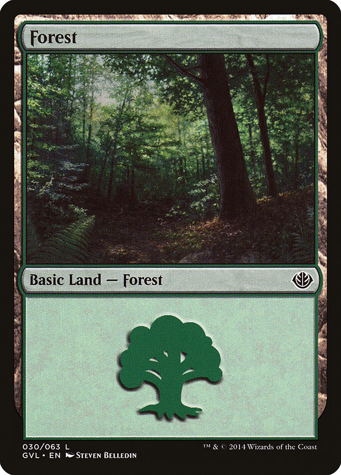 Forest (30) (Garruk vs. Liliana) [Duel Decks Anthology] | Arkham Games and Comics