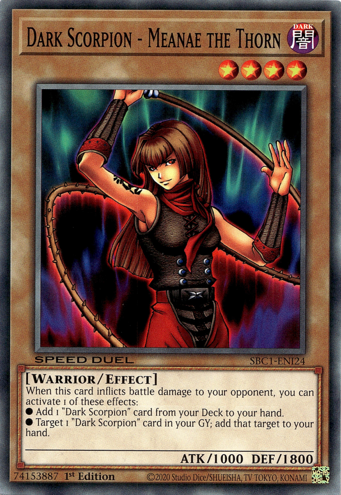 Dark Scorpion - Meanae the Thorn [SBC1-ENI24] Common | Arkham Games and Comics