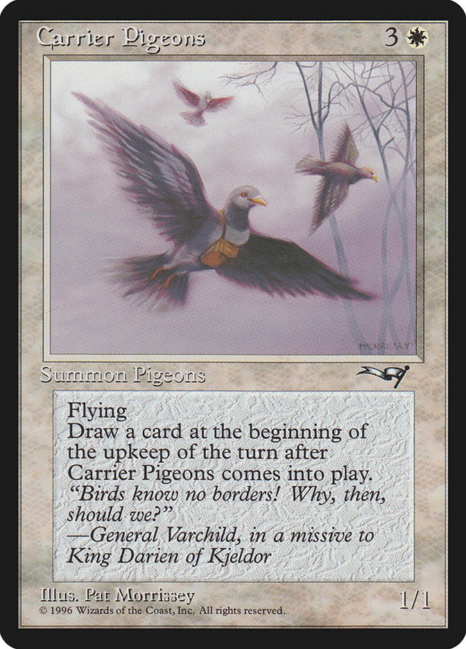 Carrier Pigeons (Flying Art) [Alliances] | Arkham Games and Comics