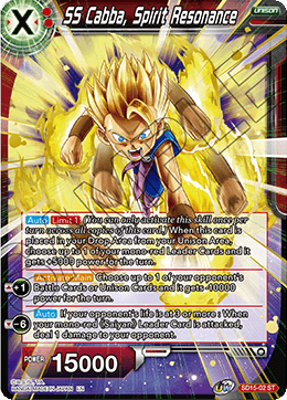 SS Cabba, Spirit Resonance (Starter Deck - Pride of the Saiyans) (SD15-02) [Cross Spirits] | Arkham Games and Comics