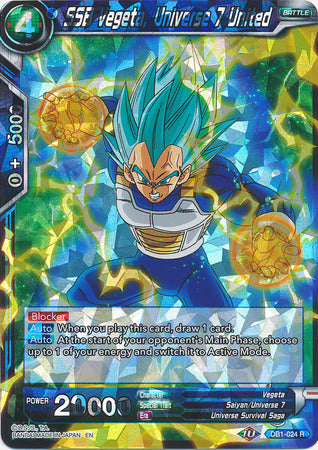 SSB Vegeta, Universe 7 United (DB1-024) [Dragon Brawl] | Arkham Games and Comics