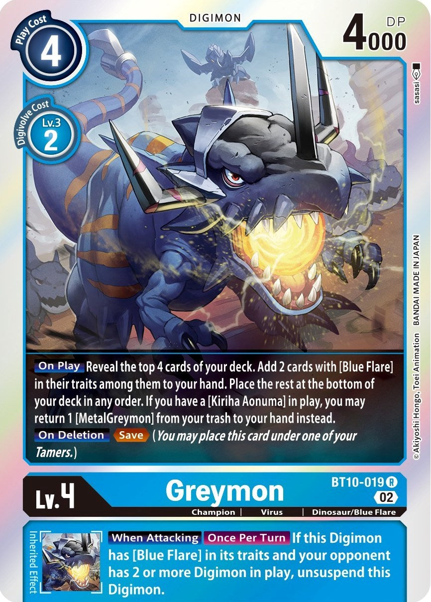 Greymon [BT10-019] [Xros Encounter] | Arkham Games and Comics