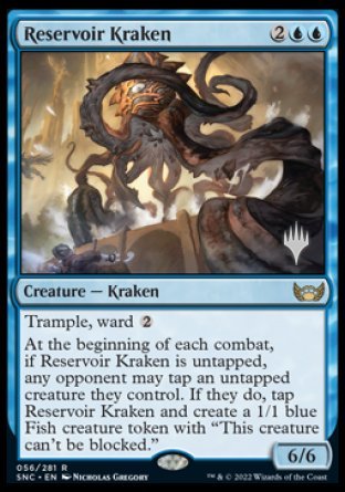 Reservoir Kraken (Promo Pack) [Streets of New Capenna Promos] | Arkham Games and Comics