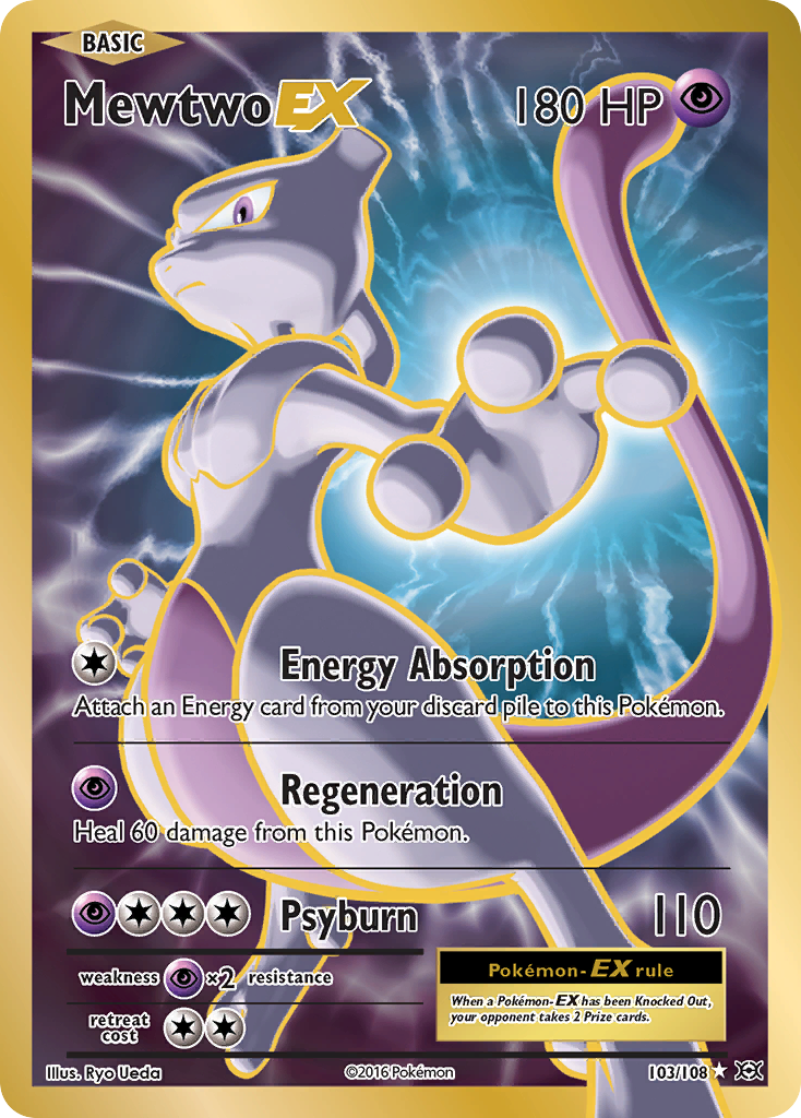 Mewtwo EX (103/108) [XY: Evolutions] | Arkham Games and Comics