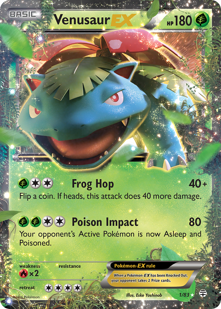 Venusaur EX (1/83) [XY: Generations] | Arkham Games and Comics