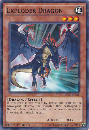 Exploder Dragon [BP03-EN028] Shatterfoil Rare | Arkham Games and Comics