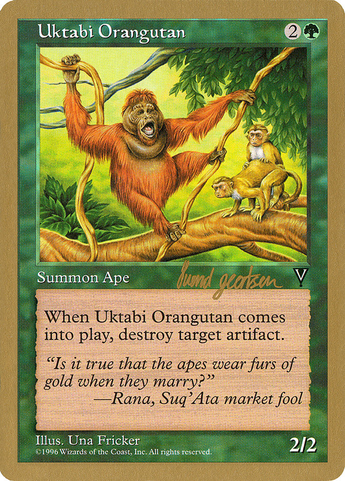 Uktabi Orangutan (Svend Geertsen) (SB) [World Championship Decks 1997] | Arkham Games and Comics