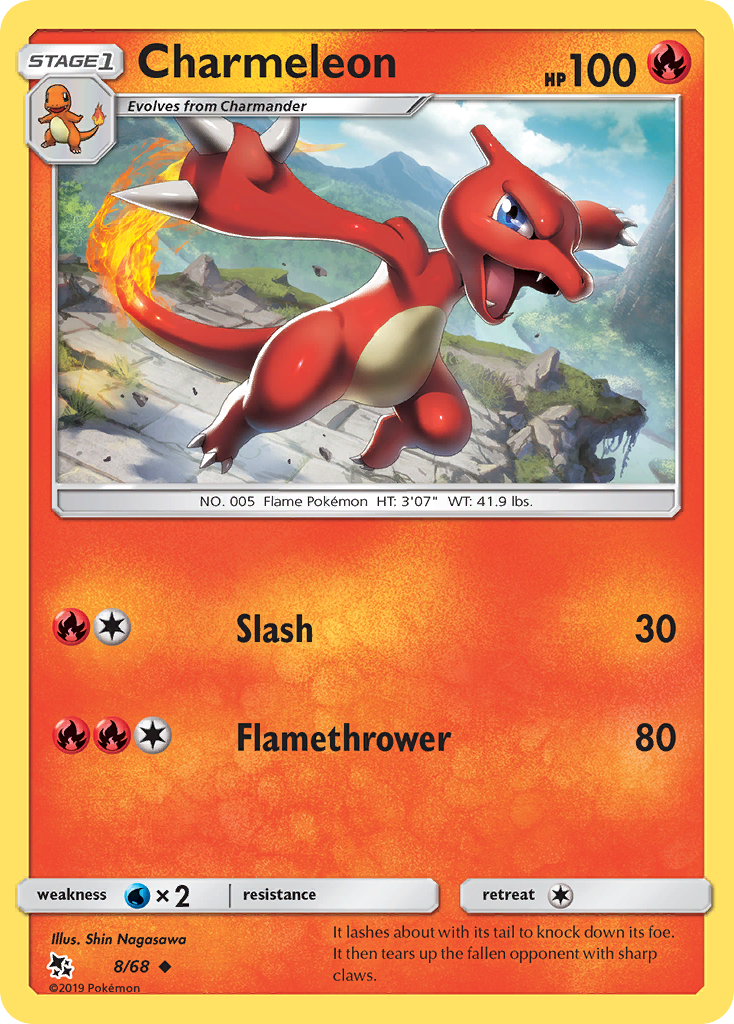 Charmeleon (8/68) [Sun & Moon: Hidden Fates] | Arkham Games and Comics