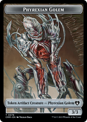 Phyrexian Golem // Ox Double-Sided Token [Commander Masters Tokens] | Arkham Games and Comics