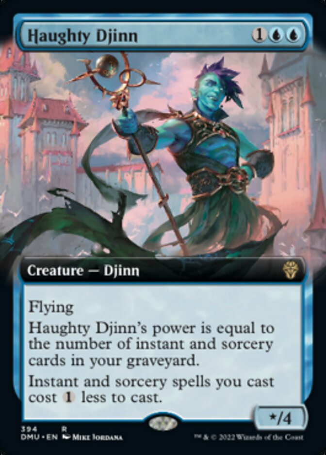 Haughty Djinn (Extended Art) [Dominaria United] | Arkham Games and Comics