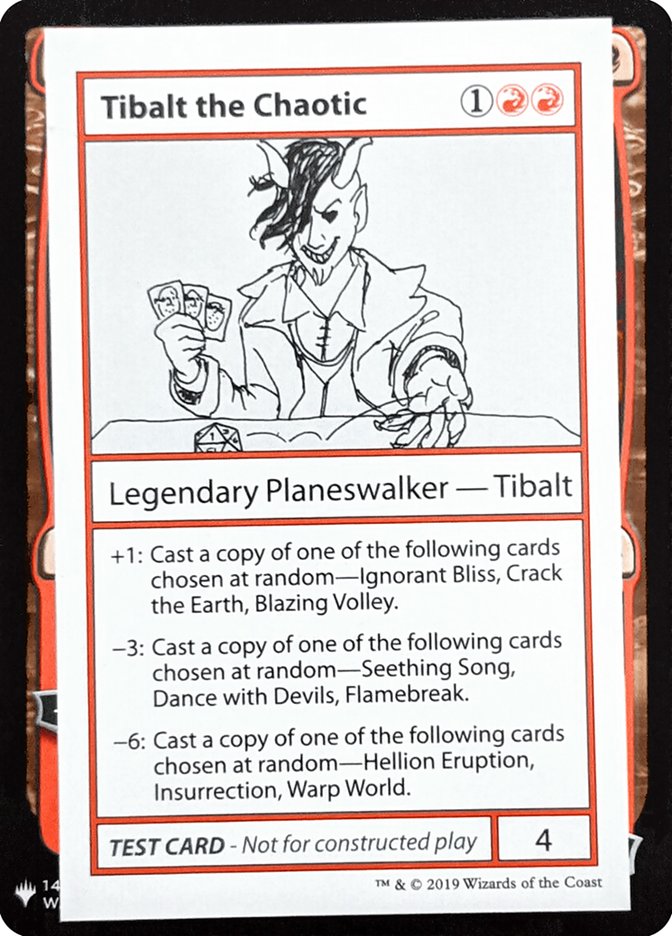 Tibalt the Chaotic [Mystery Booster Playtest Cards] | Arkham Games and Comics