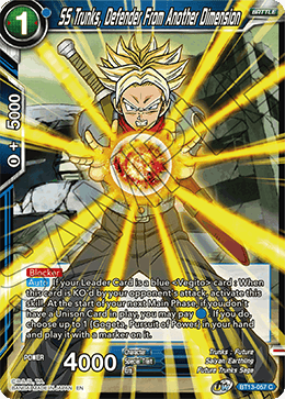 SS Trunks, Defender From Another Dimension (Common) [BT13-057] | Arkham Games and Comics