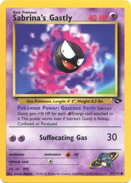 Sabrina's Gastly (97/132) [Gym Challenge Unlimited] | Arkham Games and Comics