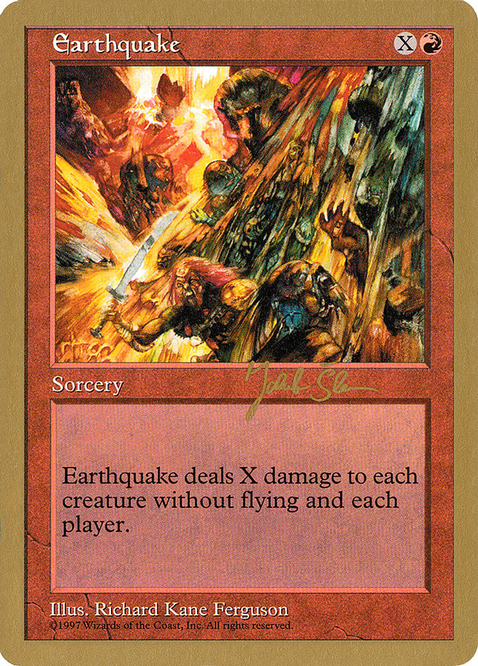 Earthquake (Jakub Slemr) [World Championship Decks 1997] | Arkham Games and Comics