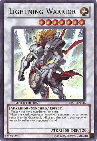 Lightning Warrior [JUMP-EN046] Ultra Rare | Arkham Games and Comics