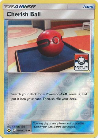 Cherish Ball (191a/236) (League Promo) [Sun & Moon: Unified Minds] | Arkham Games and Comics