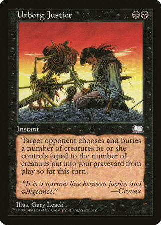 Urborg Justice [Weatherlight] | Arkham Games and Comics