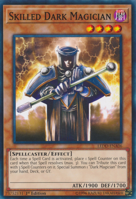 Skilled Dark Magician [LEDD-ENA06] Common | Arkham Games and Comics