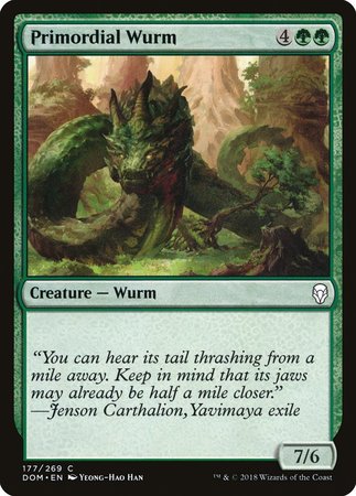 Primordial Wurm [Dominaria] | Arkham Games and Comics