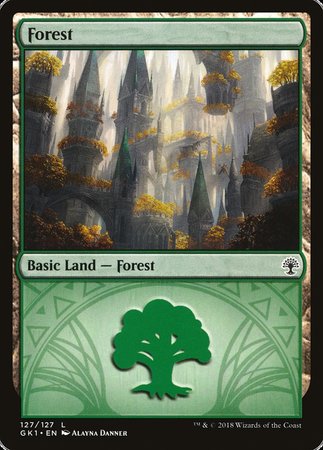 Forest (127) [GRN Guild Kit] | Arkham Games and Comics