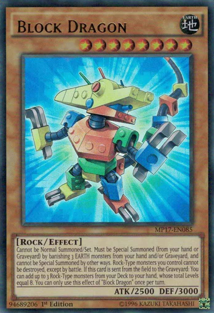 Block Dragon [MP17-EN085] Ultra Rare | Arkham Games and Comics