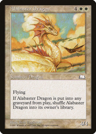 Alabaster Dragon [Weatherlight] | Arkham Games and Comics