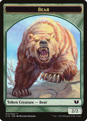 Bear // Spider Double-Sided Token [Commander 2015 Tokens] | Arkham Games and Comics
