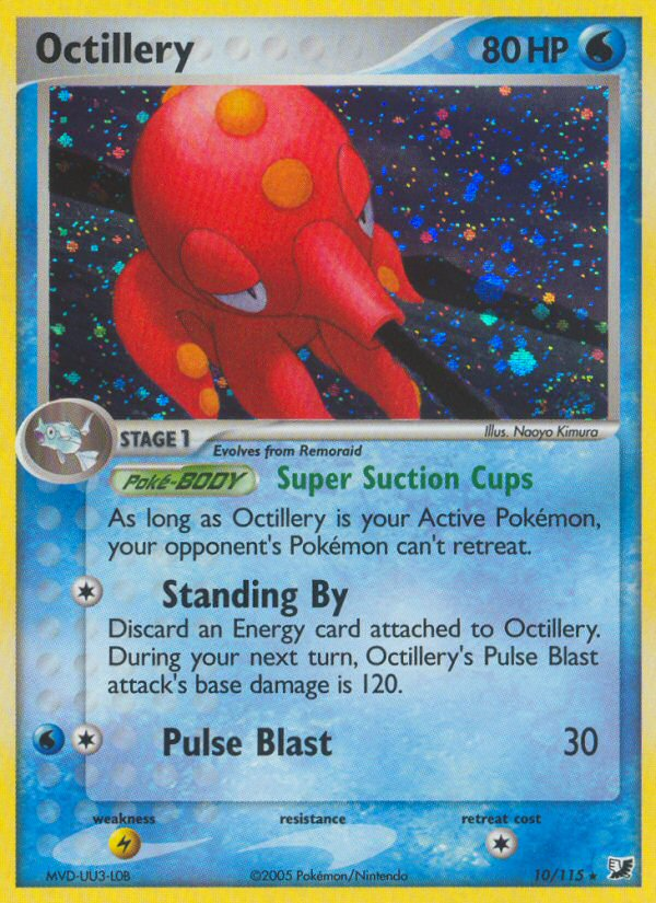 Octillery (10/115) [EX: Unseen Forces] | Arkham Games and Comics