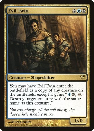 Evil Twin [Innistrad] | Arkham Games and Comics