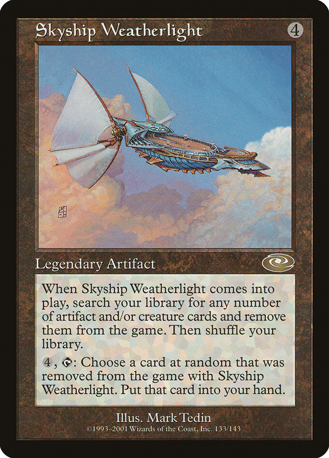 Skyship Weatherlight (Mark Tedin) [Planeshift] | Arkham Games and Comics