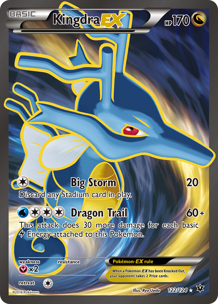 Kingdra EX (122/124) [XY: Fates Collide] | Arkham Games and Comics