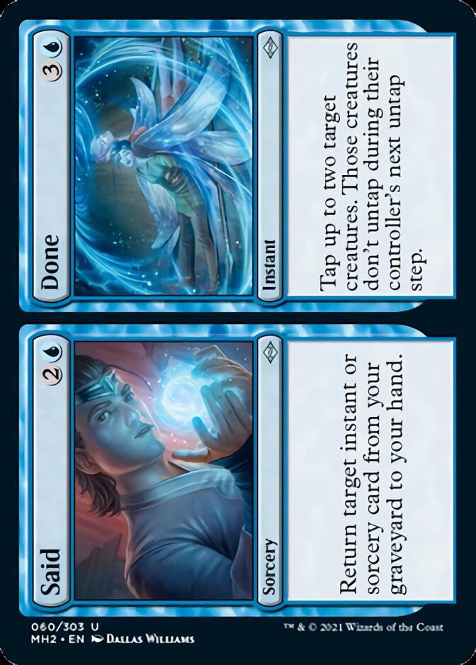 Said // Done [Modern Horizons 2] | Arkham Games and Comics