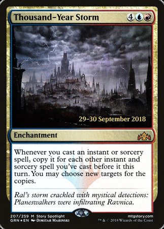 Thousand-Year Storm [Guilds of Ravnica Promos] | Arkham Games and Comics