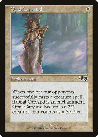 Opal Caryatid [Urza's Saga] | Arkham Games and Comics