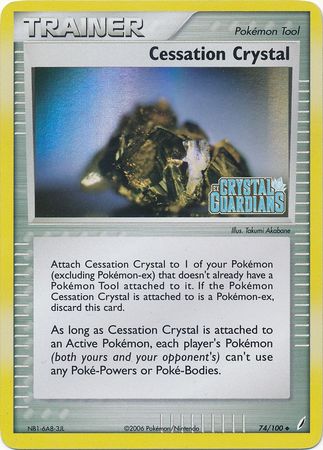 Cessation Crystal (74/100) (Stamped) [EX: Crystal Guardians] | Arkham Games and Comics