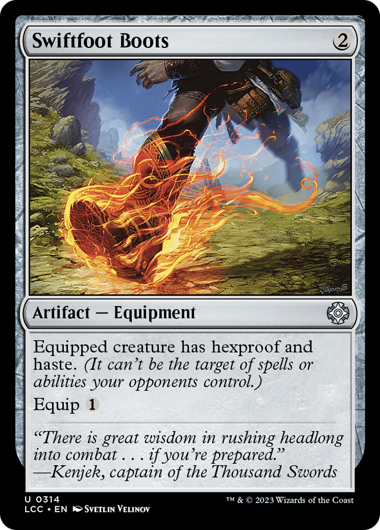 Swiftfoot Boots [The Lost Caverns of Ixalan Commander] | Arkham Games and Comics