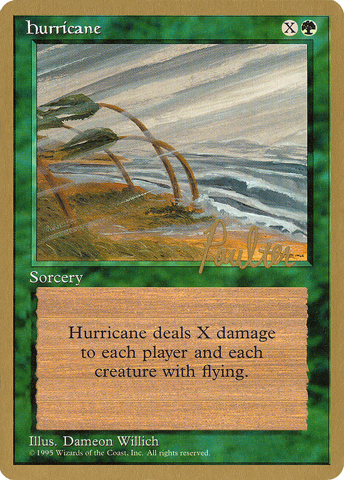 Hurricane (Preston Poulter) [Pro Tour Collector Set] | Arkham Games and Comics