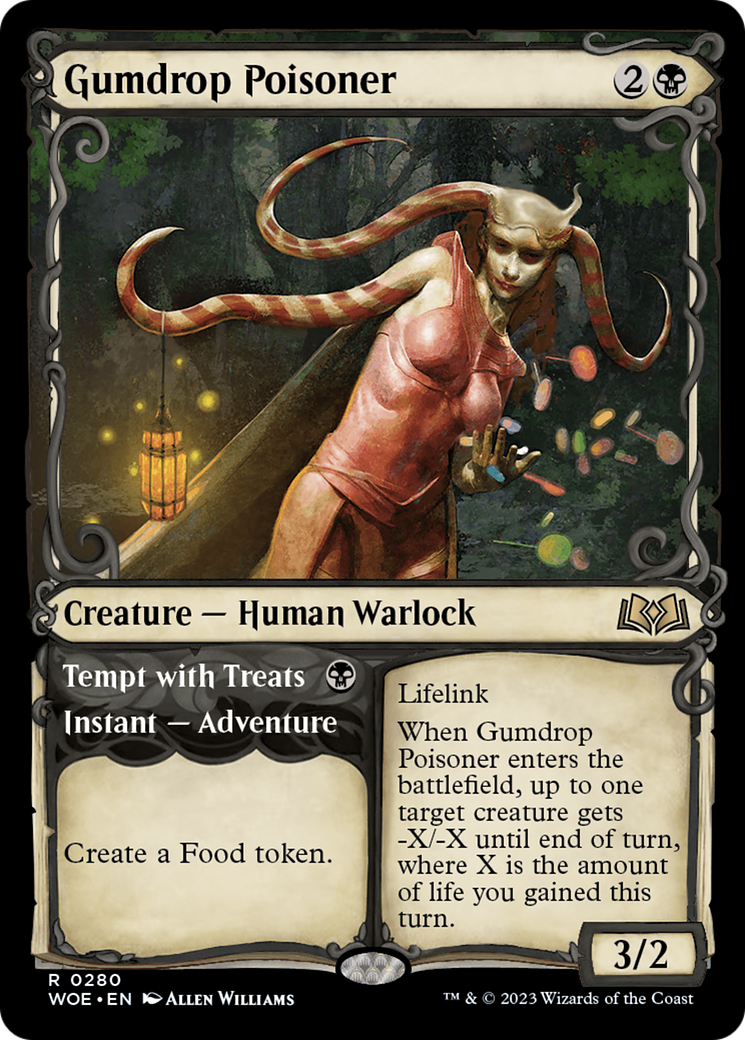 Gumdrop Poisoner // Tempt with Treats (Showcase) [Wilds of Eldraine] | Arkham Games and Comics