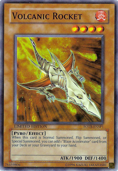 Volcanic Rocket [FOTB-ENSP1] Super Rare | Arkham Games and Comics