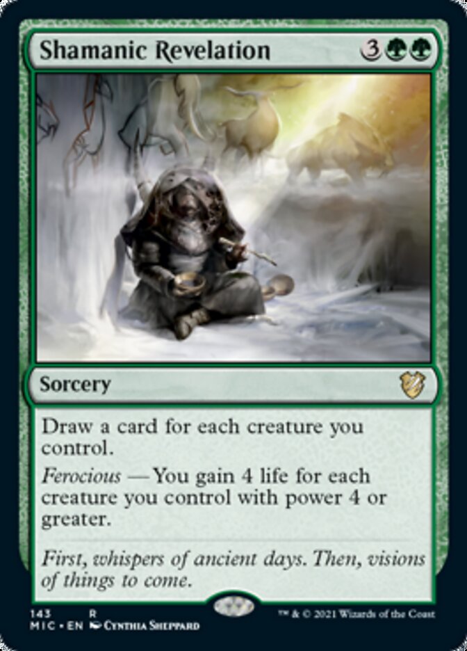 Shamanic Revelation [Innistrad: Midnight Hunt Commander] | Arkham Games and Comics