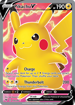 Pikachu V (170/185) [Sword & Shield: Vivid Voltage] | Arkham Games and Comics