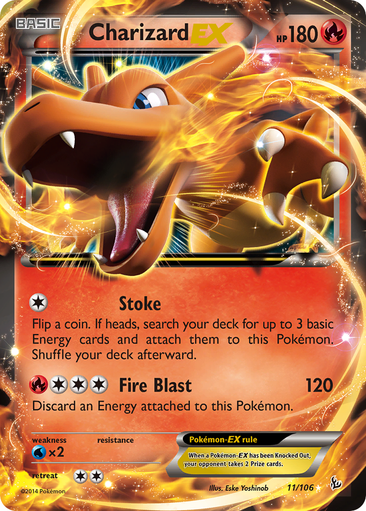 Charizard EX (11/106) [XY: Flashfire] | Arkham Games and Comics