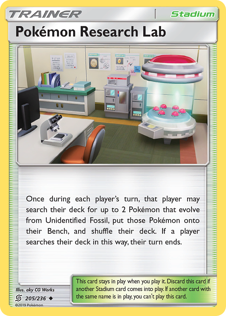 Pokemon Research Lab (205/236) [Sun & Moon: Unified Minds] | Arkham Games and Comics