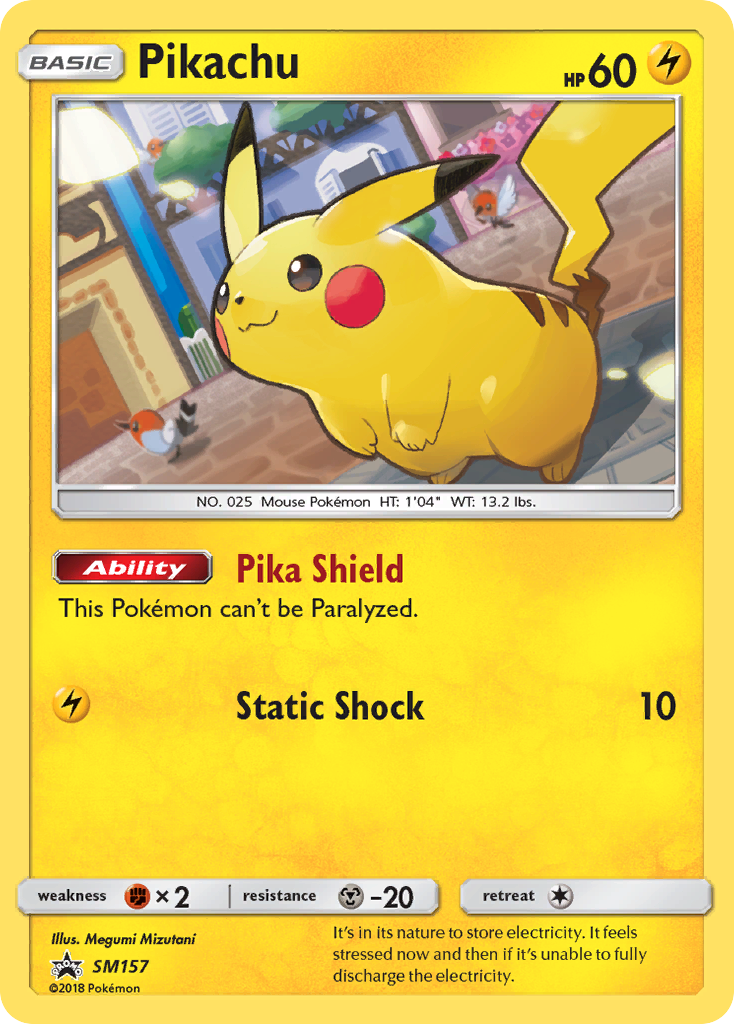 Pikachu (SM157) [Sun & Moon: Black Star Promos] | Arkham Games and Comics