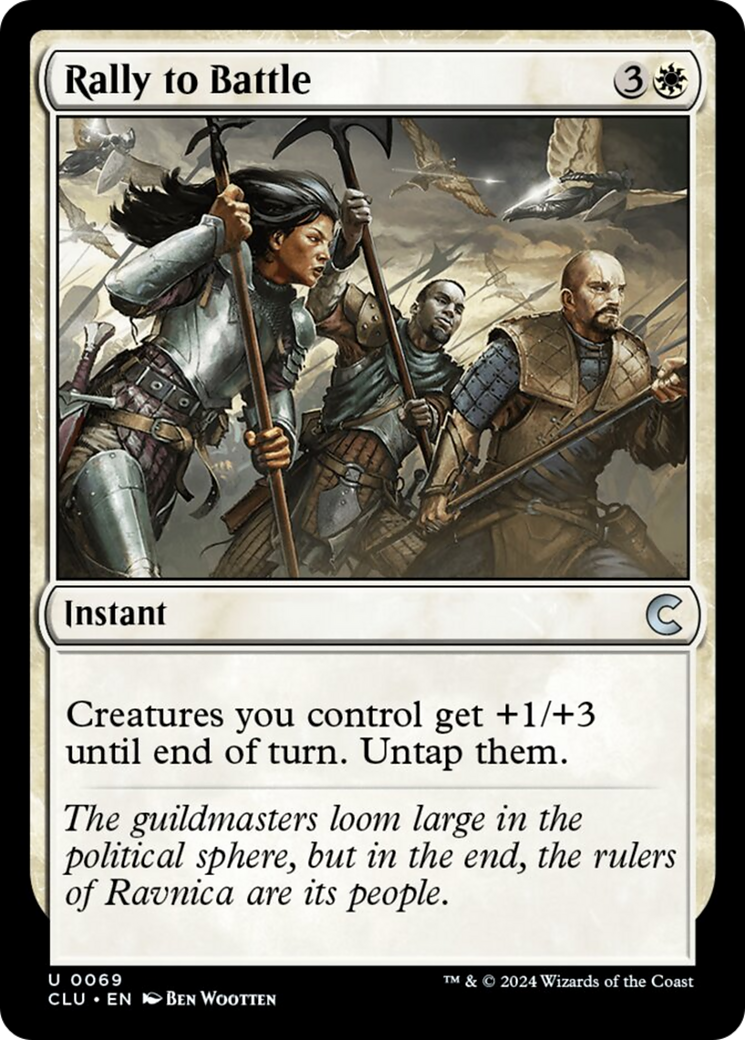 Rally to Battle [Ravnica: Clue Edition] | Arkham Games and Comics