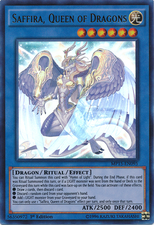 Saffira, Queen of Dragons [MP15-EN095] Ultra Rare | Arkham Games and Comics