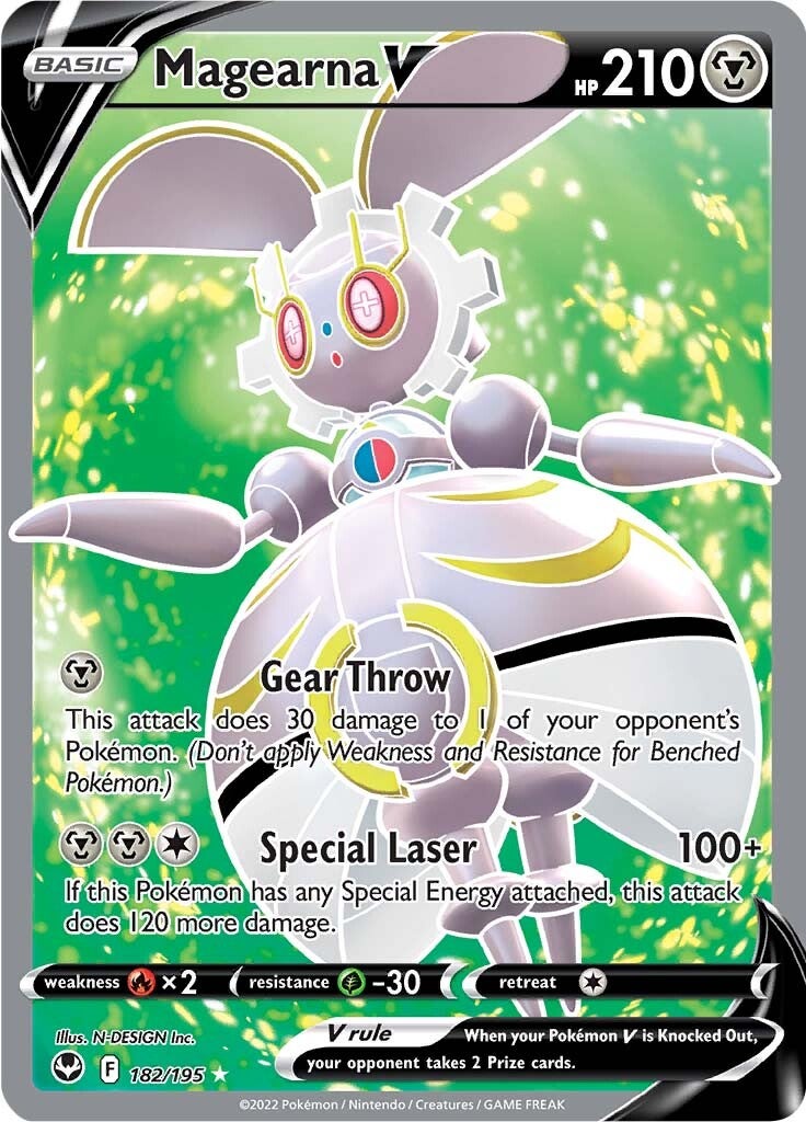 Magearna V (182/195) [Sword & Shield: Silver Tempest] | Arkham Games and Comics