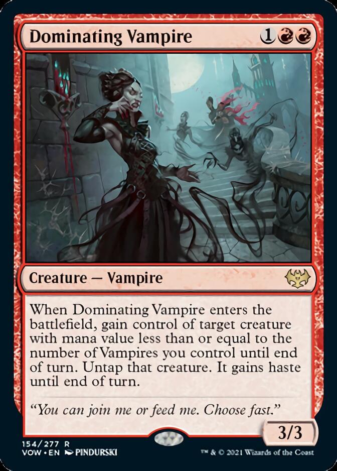 Dominating Vampire [Innistrad: Crimson Vow] | Arkham Games and Comics