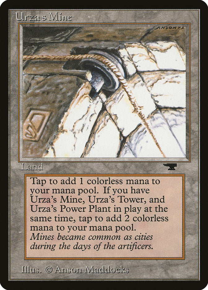 Urza's Mine (Pulley Embedded in Stone) [Antiquities] | Arkham Games and Comics