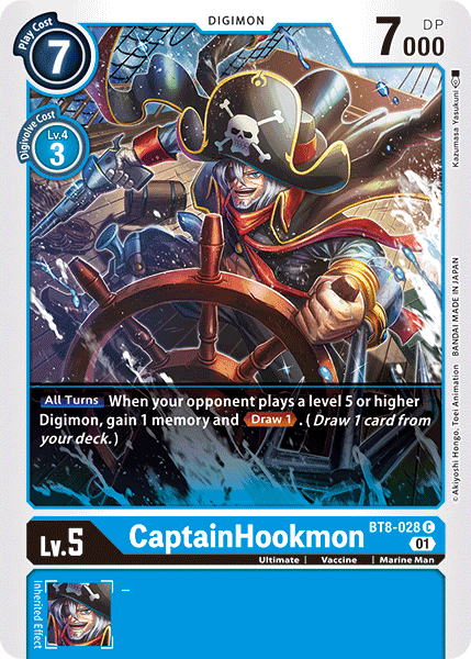 CaptainHookmon [BT8-028] [New Awakening] | Arkham Games and Comics